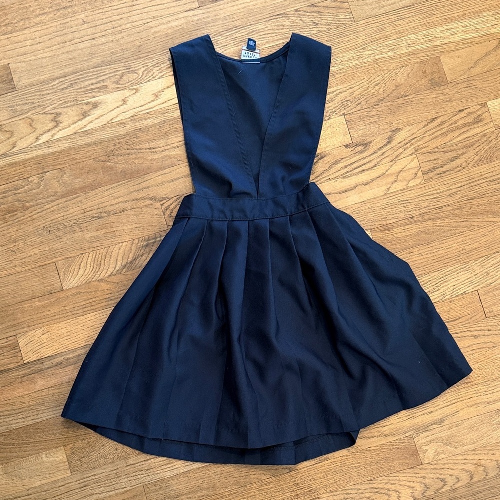 French Toast Navy Kids Dress Size 8 EUC